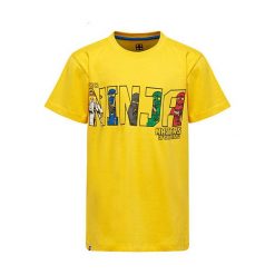 T-shirty chłopięce z nadrukiem: Koszulka „M-72165” w kolorze żółtym