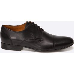 Gino Rossi - Półbuty Porfirio. Czarne buty wizytowe męskie marki Gino Rossi, ze skóry. Za 469,90 zł.