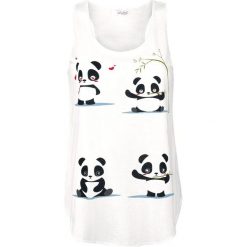 Topy damskie: Innocent Panda Vibes Vest Top damski biały