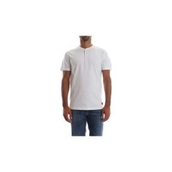 T-shirty z krótkim rękawem Selected 16053776 SS SPLIT NECK. Białe t-shirty męskie Selected, s, bez wzorów, bez kołnierzyka, krótkie. Za 61,67 zł.