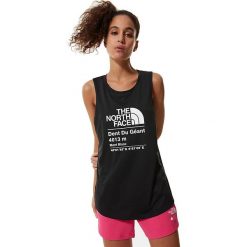 Koszulka Top The North Face Glacier T94CEQJK3. Czarne koszulki damskie The North Face, m, bez wzorów, bez kołnierzyka. Za 125,99 zł.