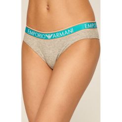 Emporio Armani - Figi (2-pack). Czarne majtki damskie Emporio Armani, s, z aplikacjami, z elastanu. W wyprzedaży za 139,90 zł.