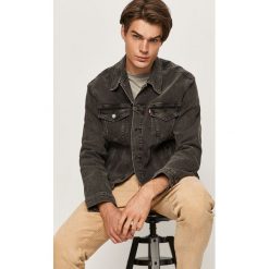 Levi's - Kurtka jeansowa. Czarne płaszcze męskie Levi's®, s, bez wzorów, z elastanu, krótkie, bez kaptura. Za 469,90 zł.