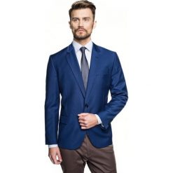 Marynarka morris granatowy regular fit. Niebieskie marynarki męskie Recman, m. Za 199,99 zł.