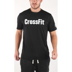 Reebok Speedwick Koszulka Czarny. Czarne podkoszulki męskie Reebok, l, z nadrukiem, z poliesteru, bez kołnierzyka, krótkie. Za 111,95 zł.
