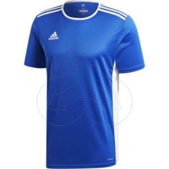 Koszulka męska adidas Entrada 18 CF1037. Koszulki męskie Adidas, m, bez wzorów, prążkowane, z kontrastowym kołnierzykiem, bez rękawów, na fitness i siłownię. Za 59,99 zł.