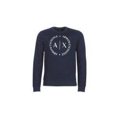 Bluzy Armani Exchange HERBARI. Czarne bluzy męskie Armani Exchange, s, bez wzorów, bez kołnierzyka, bez rękawów, bez kaptura. Za 356,20 zł.