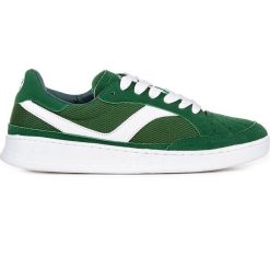 Trampki męskie: BUTY MĘSKIE TRAMPKI T087 – ZIELONE