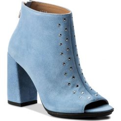 Botki ANN MEX - 8733 05WJ Niebieski. Czarne botki damskie skórzane marki Ann Mex. W wyprzedaży za 239,00 zł.