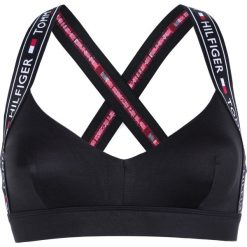 Tommy Hilfiger Biustonosz Czarny. Czarne biustonosze TOMMY HILFIGER, bez wzorów, z elastanu. Za 180,95 zł.
