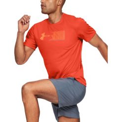 Under Armour Run Koszulka Pomarańczowy. Pomarańczowe podkoszulki męskie Under Armour, m, z nadrukiem, z poliesteru, z krótkim rękawem. Za 171,95 zł.