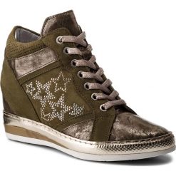 Sneakersy damskie: Sneakersy KHRIO – 181K7114PKSQ Oliva/Oliva/Bianco