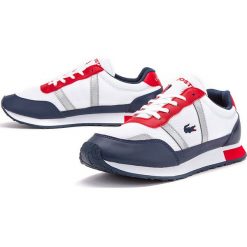 LACOSTE PARTNER RETRO 120 2 SUJ > 739SUJ0012407. Buty sportowe damskie Lacoste, bez wzorów, ze skóry, sportowe, tenisowe. W wyprzedaży za 289,99 zł.