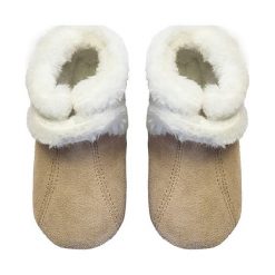 Buty dziecięce: Skórzane buty niemowlęce "Bootz" w kolorze beżowym