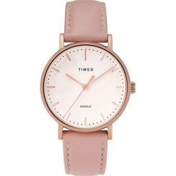 Timex Fairfield TW2T31900. Różowe zegarki damskie Timex, pozłacane. W wyprzedaży za 350,00 zł.