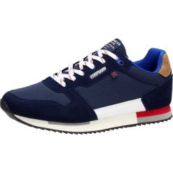 Sportowe buty męskie AMERICAN CLUB RH12/20 NV. Niebieskie buty sportowe męskie American CLUB, bez zapięcia. W wyprzedaży za 129,00 zł.