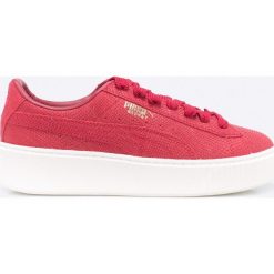 Puma - Buty. Brązowe buty sportowe damskie Puma, bez wzorów, ze skóry, sportowe. W wyprzedaży za 219,90 zł.