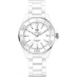 ZEGAREK TAG HEUER AQUARACER WAY1391.BH0717. Białe zegarki damskie marki TAG HEUER, ceramiczne. Za 10450,00 zł.