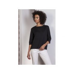 Luźna bluzka-frak, BLU140. Czarne bluzki damskie marki Lanti, eleganckie. Za 119,00 zł.