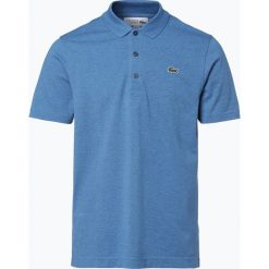 Lacoste - Męska koszulka polo, niebieski. Niebieskie koszulki polo Lacoste, l, z bawełny, z krótkim rękawem. Za 249,95 zł.