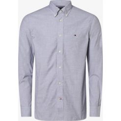 Tommy Hilfiger - Koszula męska – Two Ply, niebieski. Niebieskie koszule męskie TOMMY HILFIGER, xxl, bez wzorów, z materiału, eleganckie, bez kołnierzyka, bez rękawów. Za 359,95 zł.