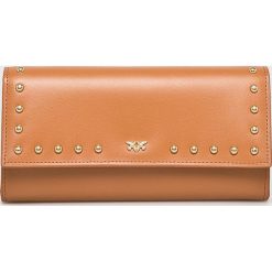 Pinko - Portfel skórzany. Żółte portfele damskie marki Pinko, bez wzorów, ze skóry. Za 599,90 zł.
