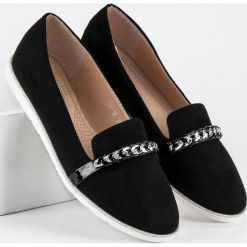 Czarne zamszowe lordsy SUPER ME czarne. Czarne lordsy damskie marki SUPER ME, z zamszu. Za 59,00 zł.