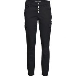 Dżinsy SKINNY z plisą guzikową bonprix czarny. Czarne jeansy damskie bonprix, z jeansu. Za 129,99 zł.