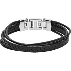 Fossil - Bransoletka. Czarne bransoletki męskie Fossil, ze stali. Za 219,90 zł.