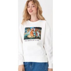 Bluza z nadrukiem Birth Of Cat - Biały. Białe bluzy damskie House, s, z nadrukiem. W wyprzedaży za 39,99 zł.