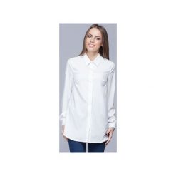 Elegancka koszula z kołnierzykiem ecru H025. Białe koszule damskie Harmony, xl, eleganckie. Za 134,00 zł.