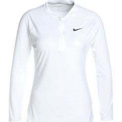 Nike Performance PURE Koszulka sportowa white/black. Białe t-shirty damskie marki Nike Performance, l, z elastanu, z długim rękawem. Za 219,00 zł.