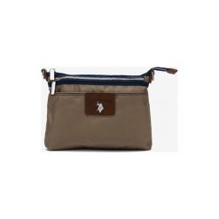 U.S. Polo Assn New Castle Cross body bag Brązowy. Pomarańczowe torebki klasyczne damskie U.S. Polo Assn., w paski, z materiału, bez dodatków. Za 309,95 zł.