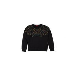 Bluza damska ze ściągaczami, nierozpinana z printem. Czarne bluzy damskie TXM. Za 26,99 zł.