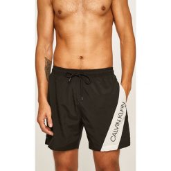 Calvin Klein Underwear - Kąpielówki. Czarne kąpielówki męskie Calvin Klein Underwear, s, z nadrukiem, z poliesteru. Za 259,90 zł.