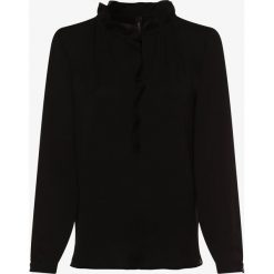 Marc Cain Collections - Bluzka damska, czarny. Czarne bluzki damskie Marc Cain Collections, bez wzorów, eleganckie, bez kołnierzyka, bez rękawów. Za 719,95 zł.