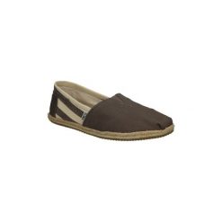 Espadryle Toms ESPADRYLE CLASSIC CANVAS 100005417. Brązowe espadryle damskie marki Toms, bez wzorów, bez obcasa. Za 139,99 zł.