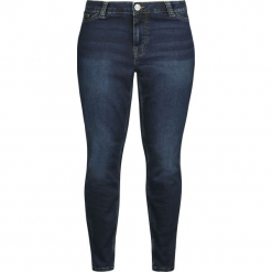Junarose Fashion Queen Jeansy damskie ciemnoniebieski. Niebieskie jeansy damskie Junarose, plus size. Za 144,90 zł.