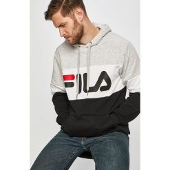 Fila - Bluza. Szare bluzy męskie Fila, s, z nadrukiem, z dzianiny, z kapturem, bez rękawów, z kapturem. W wyprzedaży za 239,90 zł.