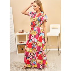Sukienka Constance Maxi Kolor Róż ONESIZE. Czarne sukienki damskie LIGARI, uniwersalny, w paski, z bawełny, bez kołnierzyka, bez rękawów, maxi. Za 169,99 zł.