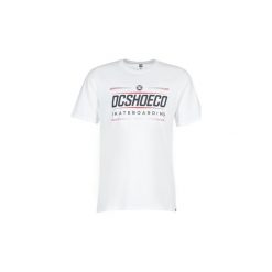 T-shirty z krótkim rękawem DC Shoes FOUR BASE SS M TEES WBB1. Białe t-shirty męskie marki DC Shoes, xxl, bez wzorów, bez kołnierzyka, krótkie. Za 103,20 zł.