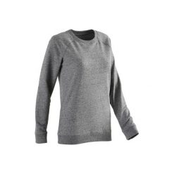 Bluza Gym & Pilates 100 damska. Szare bluzy damskie DOMYOS, s, z elastanu. Za 34,99 zł.