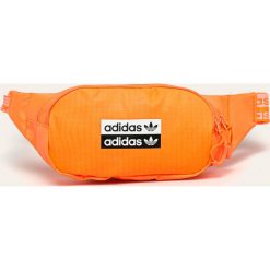 Adidas Originals - Nerka. Pomarańczowe nerki damskie adidas Originals, w paski, z poliesteru, casualowe, bez dodatków. Za 119,90 zł.