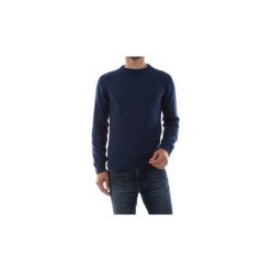 Swetry Wool co WO 6016. Niebieskie swetry męskie Wool co, s, bez wzorów, bez kołnierzyka, bez kaptura. Za 264,74 zł.