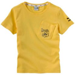 Puma Koszulka Chłopięca Minionki 104 Żółta. Żółte t-shirty chłopięce marki Puma, z motywem z bajki. Za 89,00 zł.