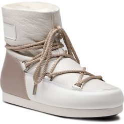Śniegowce MOON BOOT - F.Slide Low Sh Pearl 24200300001 White/Taupe. Brązowe kozaki damskie marki Moon Boot, na zimę, ze skóry, bez zapięcia. W wyprzedaży za 769,00 zł.