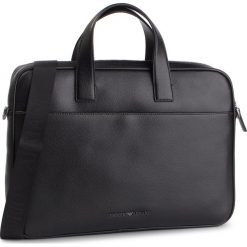 Torba EMPORIO ARMANI - Y4P105 YEW0J 81072 Black. Czarne torby męskie skórzane marki Emporio Armani, bez wzorów, ze skóry, młodzieżowe. Za 1609,00 zł.