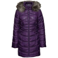 Kurtka bonprix ciemny lila. Fioletowe kurtki damskie bonprix, bez wzorów. Za 89,99 zł.