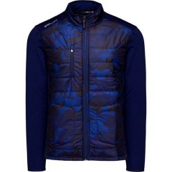 Kurtka hybrydowa RLX RALPH LAUREN. Niebieskie bluzy męskie RLX Ralph Lauren, z nadrukiem, z dzianiny, bez kaptura. Za 970,00 zł.