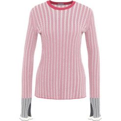Swetry klasyczne damskie: MRZ PARICOLLO JACQUARD Sweter red